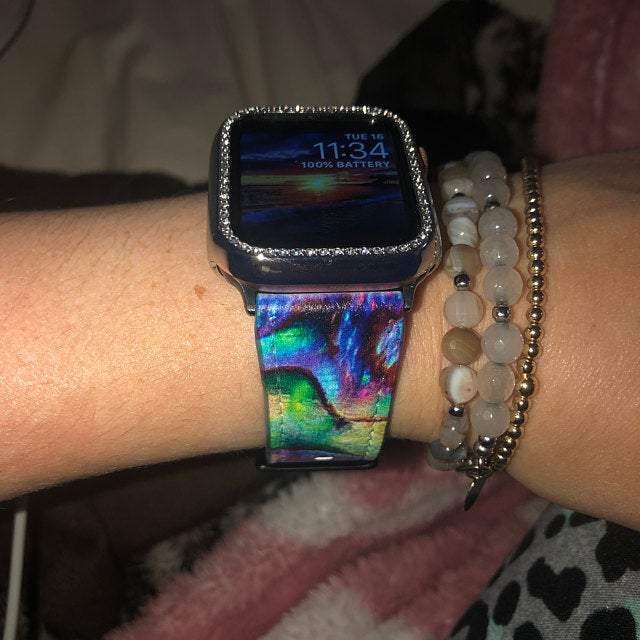 Abalone Texture Print Apple Watch Band - Image 5