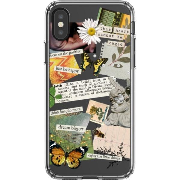 Aesthetic Scrap Collage Clear Phone Case - Image 26