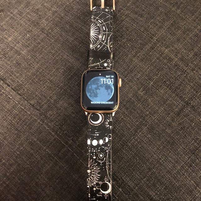 Black White Zodiac Apple Watch Band - Image 13