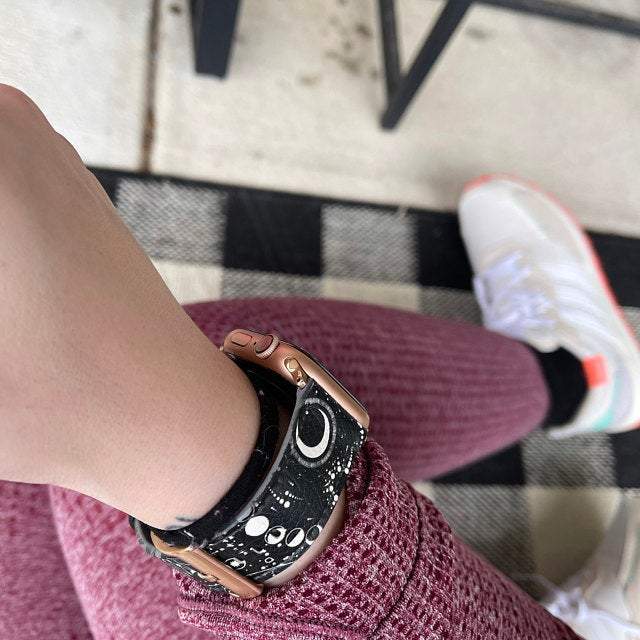 Black White Zodiac Apple Watch Band - Image 19