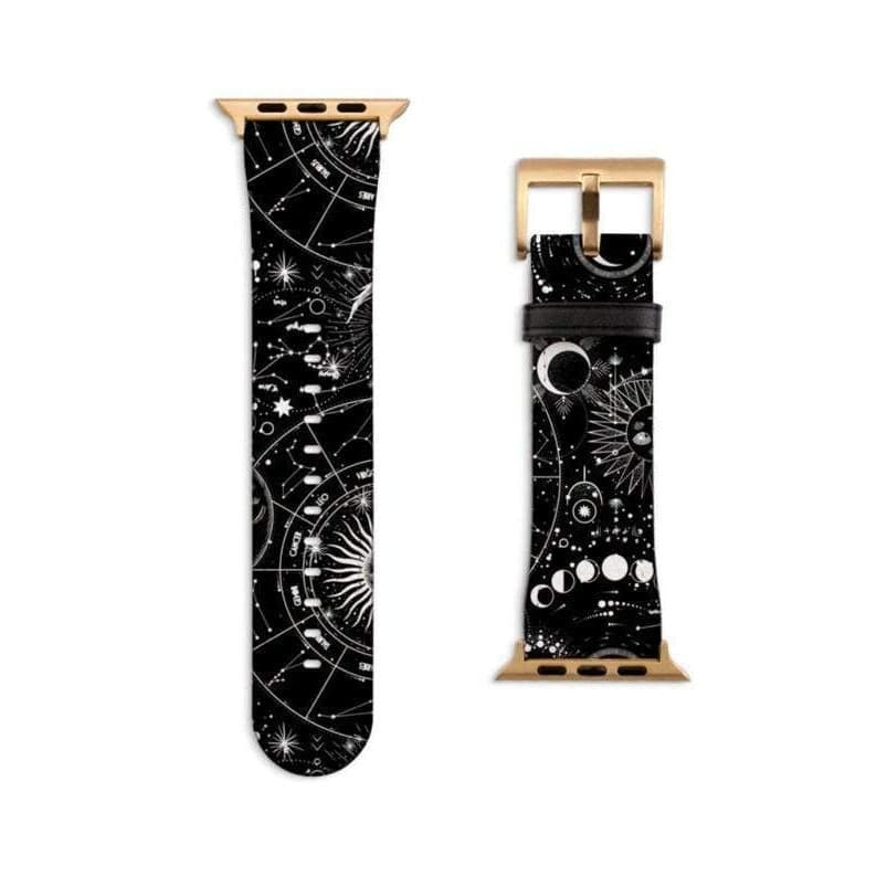 Black White Zodiac Apple Watch Band - Image 4