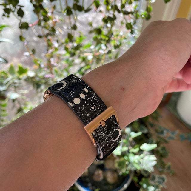 Black White Zodiac Apple Watch Band - Image 8