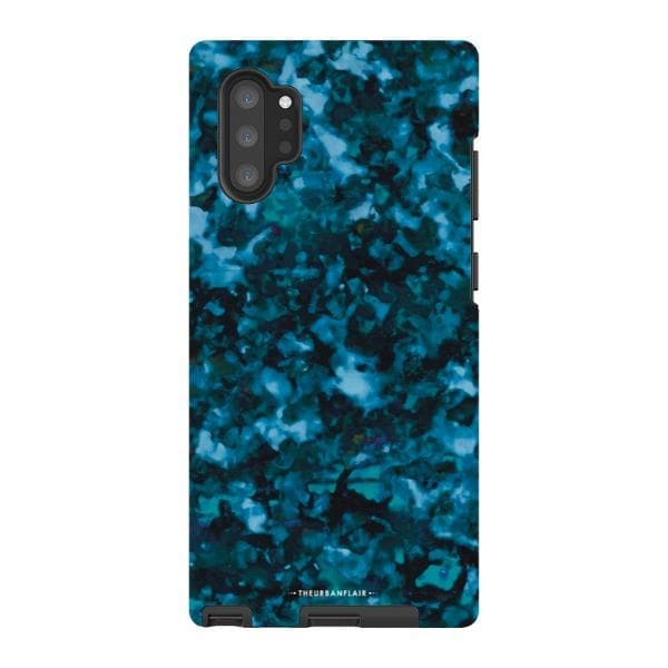 Blue Tortoise Shell Print Tough Phone Case - Image 51