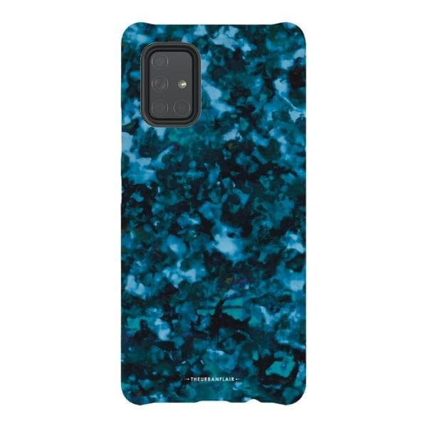 Blue Tortoise Shell Print Tough Phone Case - Image 61