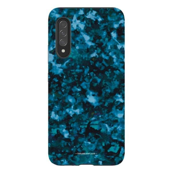 Blue Tortoise Shell Print Tough Phone Case - Image 63