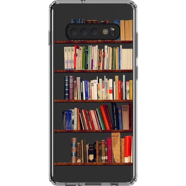 Book Lover's Clear Phone Case - Unique Bookshelf Design for iPhone and Galaxy Devices - Image 20