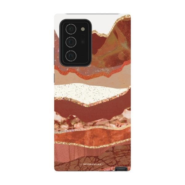 Brick Abstract Layered Mountains Print Tough Phone Case - Image 47