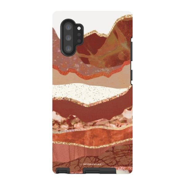 Brick Abstract Layered Mountains Print Tough Phone Case - Image 51