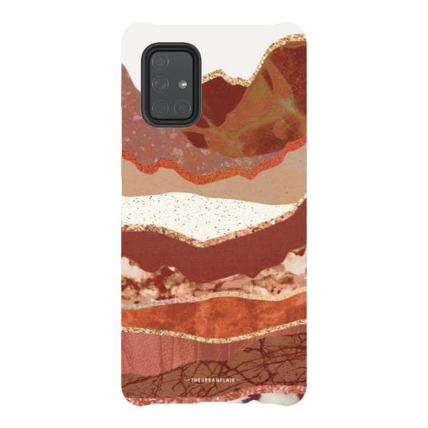 Brick Abstract Layered Mountains Print Tough Phone Case - Image 61