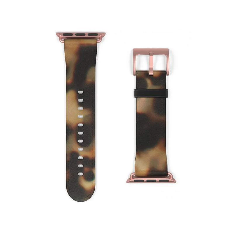 Brown Tortoise Shell Apple Watch Band - Image 8