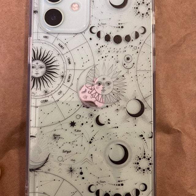 Celestial Zodiac Clear Phone Case - Image 23