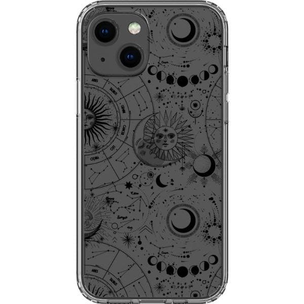 Celestial Zodiac Clear Phone Case - Image 32