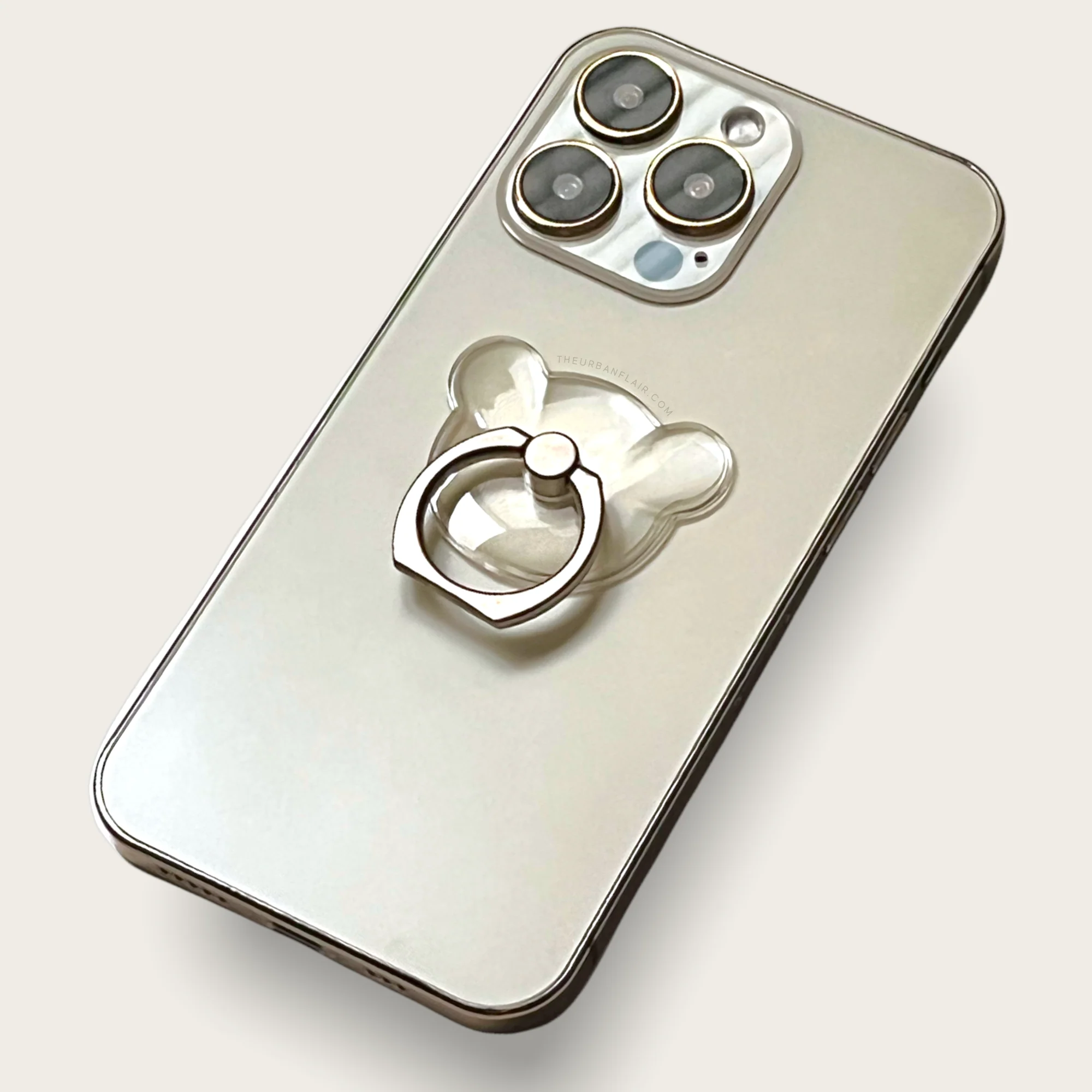 Clear Bear Shaped Ring Grip - Image 9