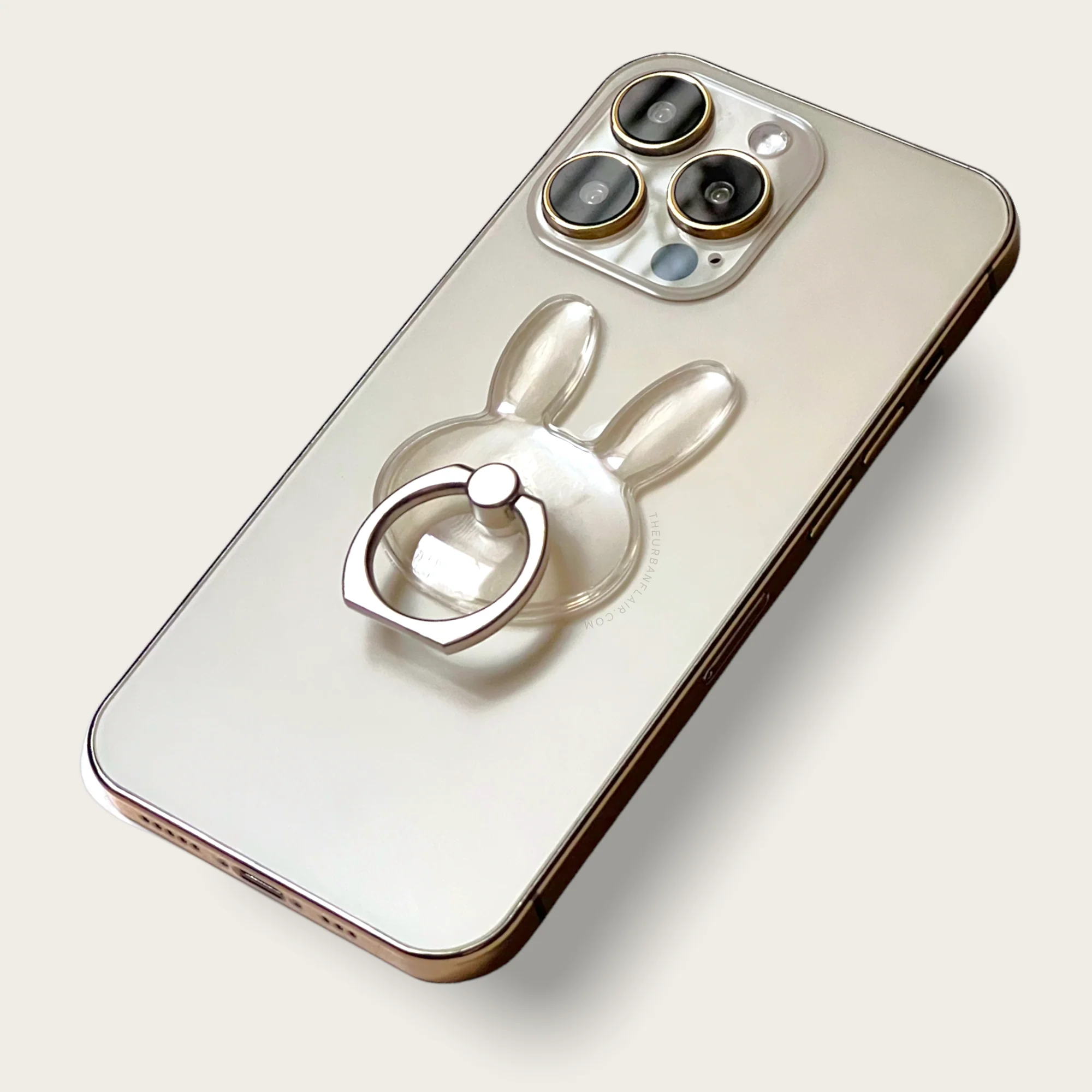 Clear Bunny Shaped Ring Grip - Image 6