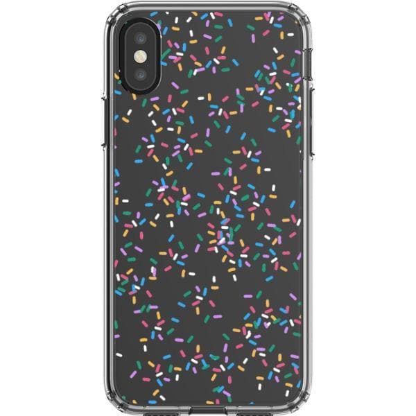 Colorful Rainbow Sprinkles Clear Phone Case - Image 14