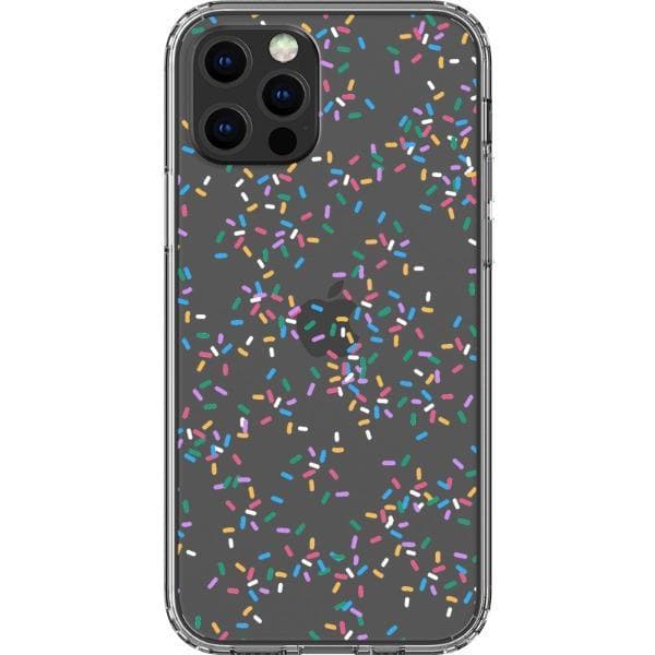 Colorful Rainbow Sprinkles Clear Phone Case - Image 6