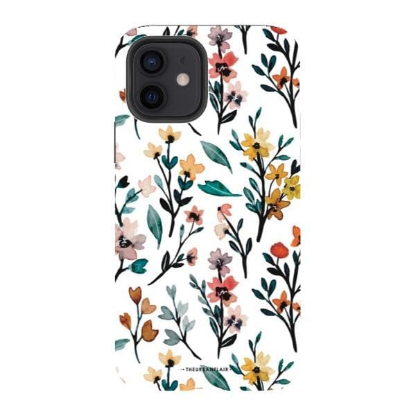 Cute Fall Watercolor Flowers Tough Phone Case - Image 13