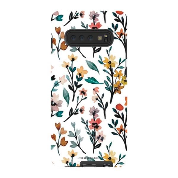 Cute Fall Watercolor Flowers Tough Phone Case - Image 40
