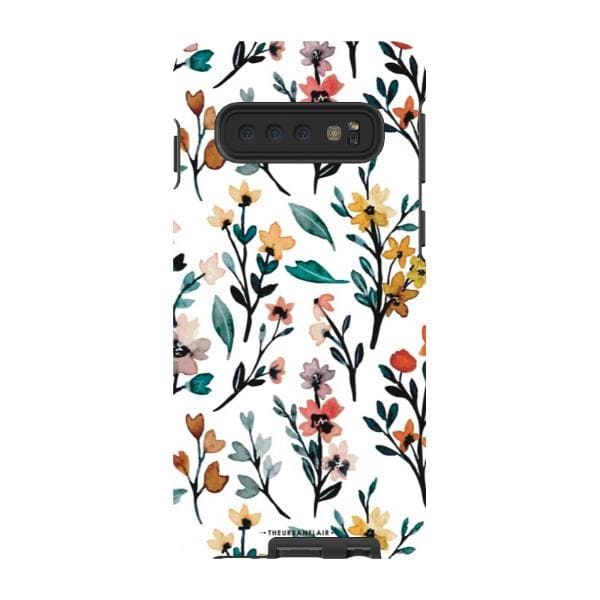 Cute Fall Watercolor Flowers Tough Phone Case - Image 42