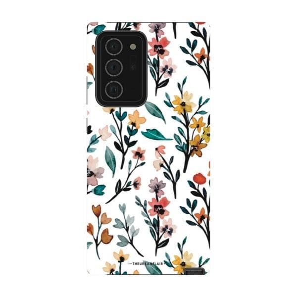Cute Fall Watercolor Flowers Tough Phone Case - Image 46