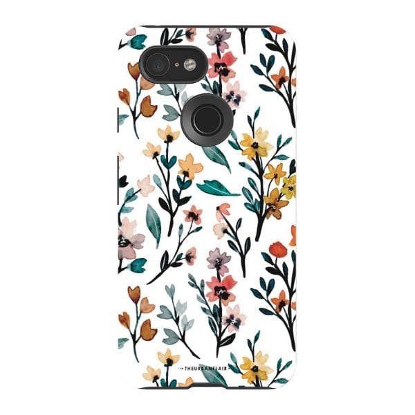 Cute Fall Watercolor Flowers Tough Phone Case - Image 63