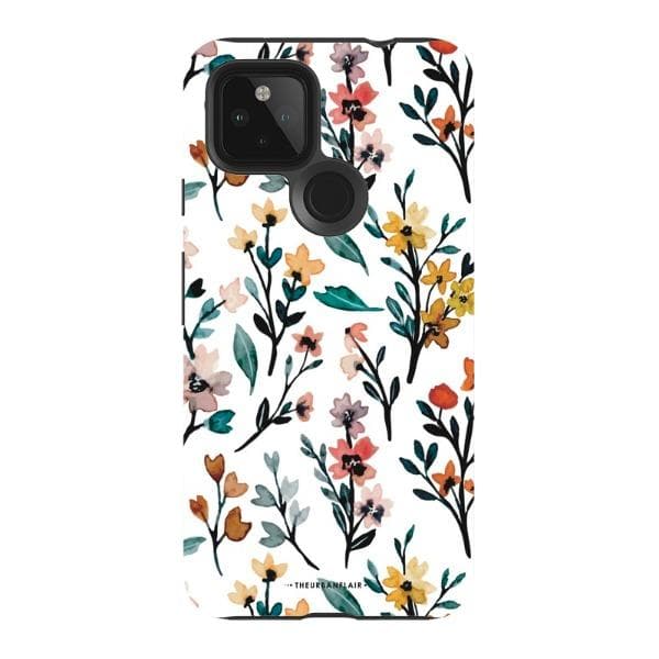 Cute Fall Watercolor Flowers Tough Phone Case - Image 67