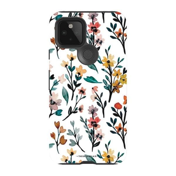 Cute Fall Watercolor Flowers Tough Phone Case - Image 72