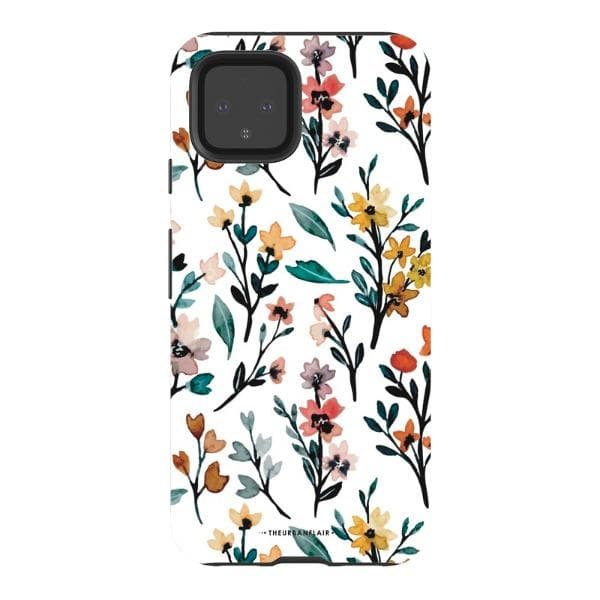 Cute Fall Watercolor Flowers Tough Phone Case - Image 77