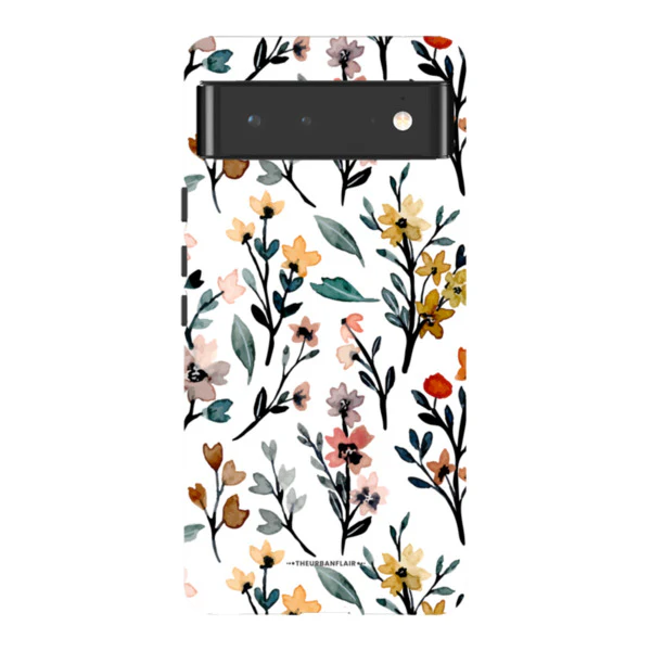 Cute Fall Watercolor Flowers Tough Phone Case - Image 87