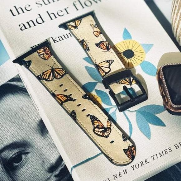 Cute Monarch Butterfly Apple Watch Band - Image 3