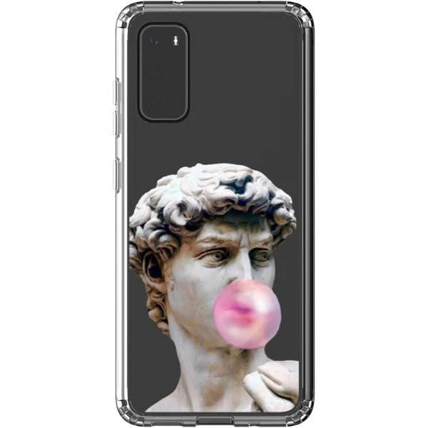 David Greek Statue Bubblegum Clear Phone Case - Image 22