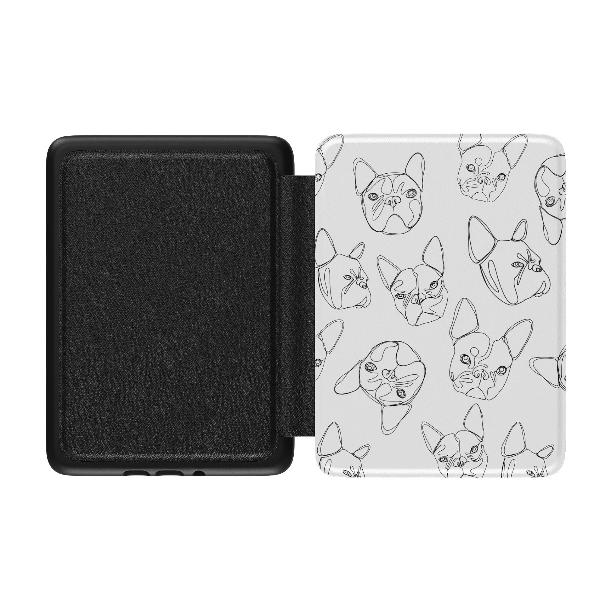 French Bulldog Line Art Kindle Case - Image 3