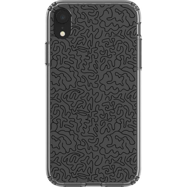 Line Art Doodles Clear Phone Case - Image 27