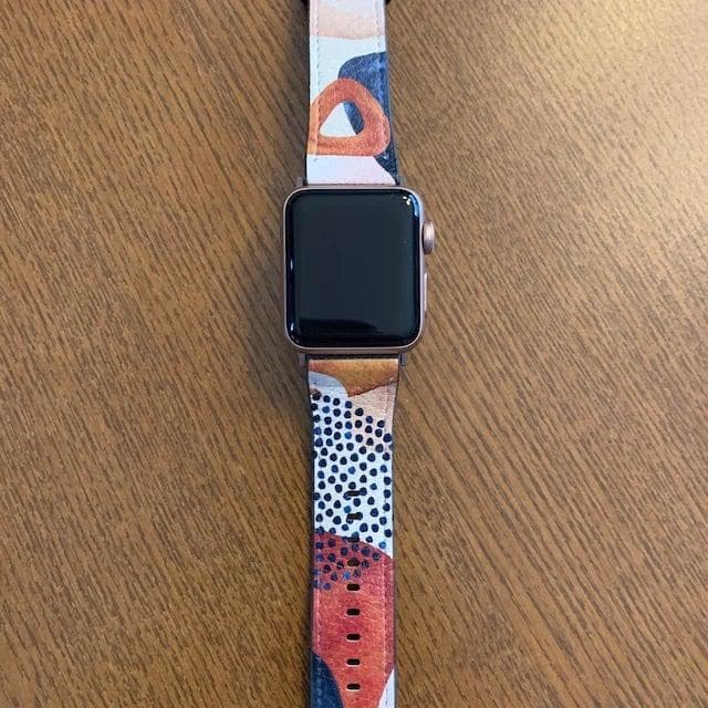 Mid-Century Organic Abstract Shapes Apple Watch Band - Image 11