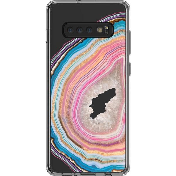 Pastel Geode Clear Phone Case - Image 27