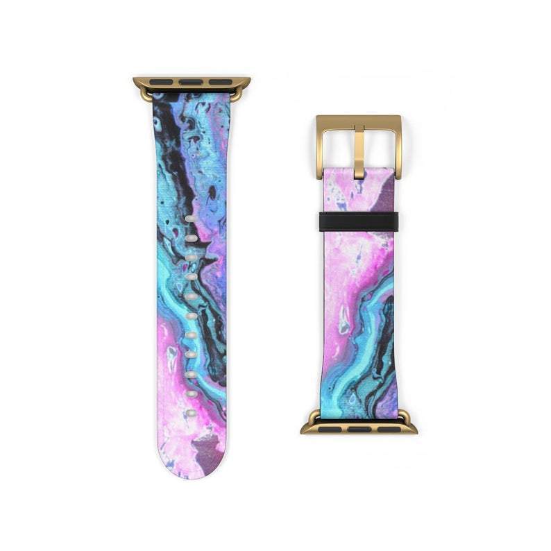 Pastel Liquid Marble Apple Watch Band - Image 3