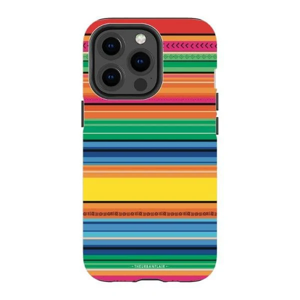 Rainbow Serape Tough Phone Case - Image 3