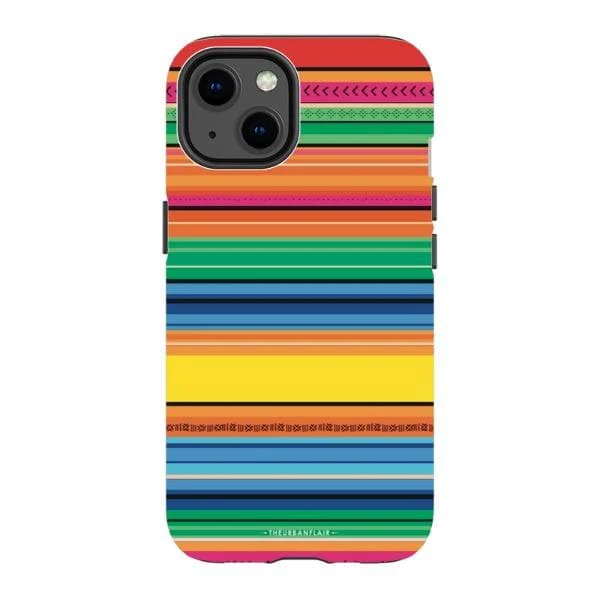Rainbow Serape Tough Phone Case - Image 5
