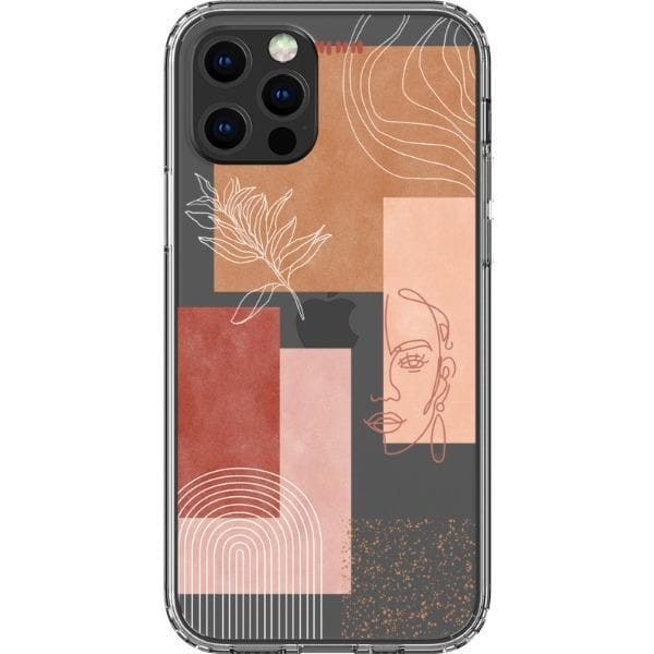 Rose Abstract Collage Clear Phone Case - Image 15