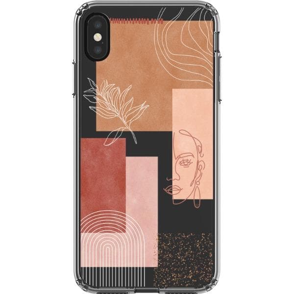 Rose Abstract Collage Clear Phone Case - Image 23