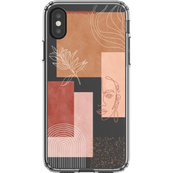 Rose Abstract Collage Clear Phone Case - Image 24