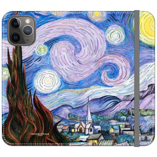 Starry Night Wallet Phone Case - Image 12