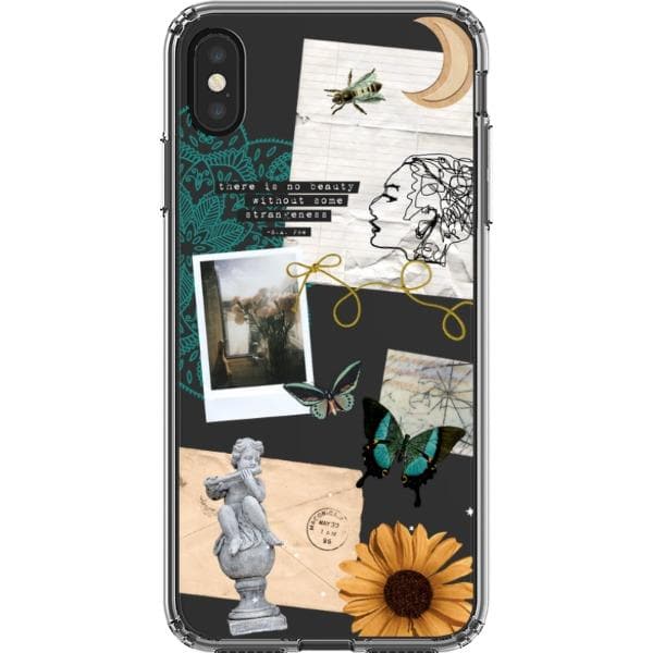 Strange Abstract Clippings Clear Phone Case - Image 17