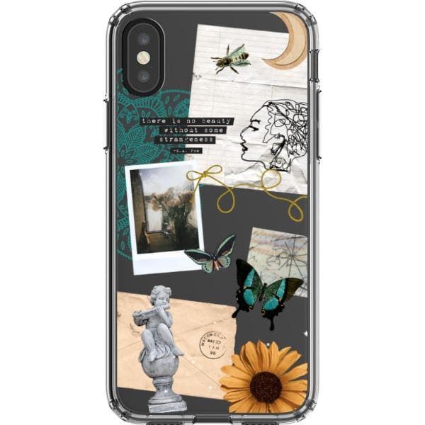 Strange Abstract Clippings Clear Phone Case - Image 18