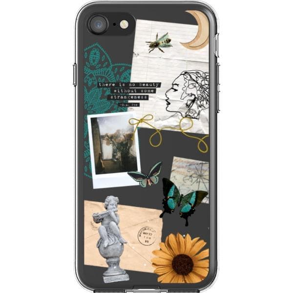Strange Abstract Clippings Clear Phone Case - Image 20