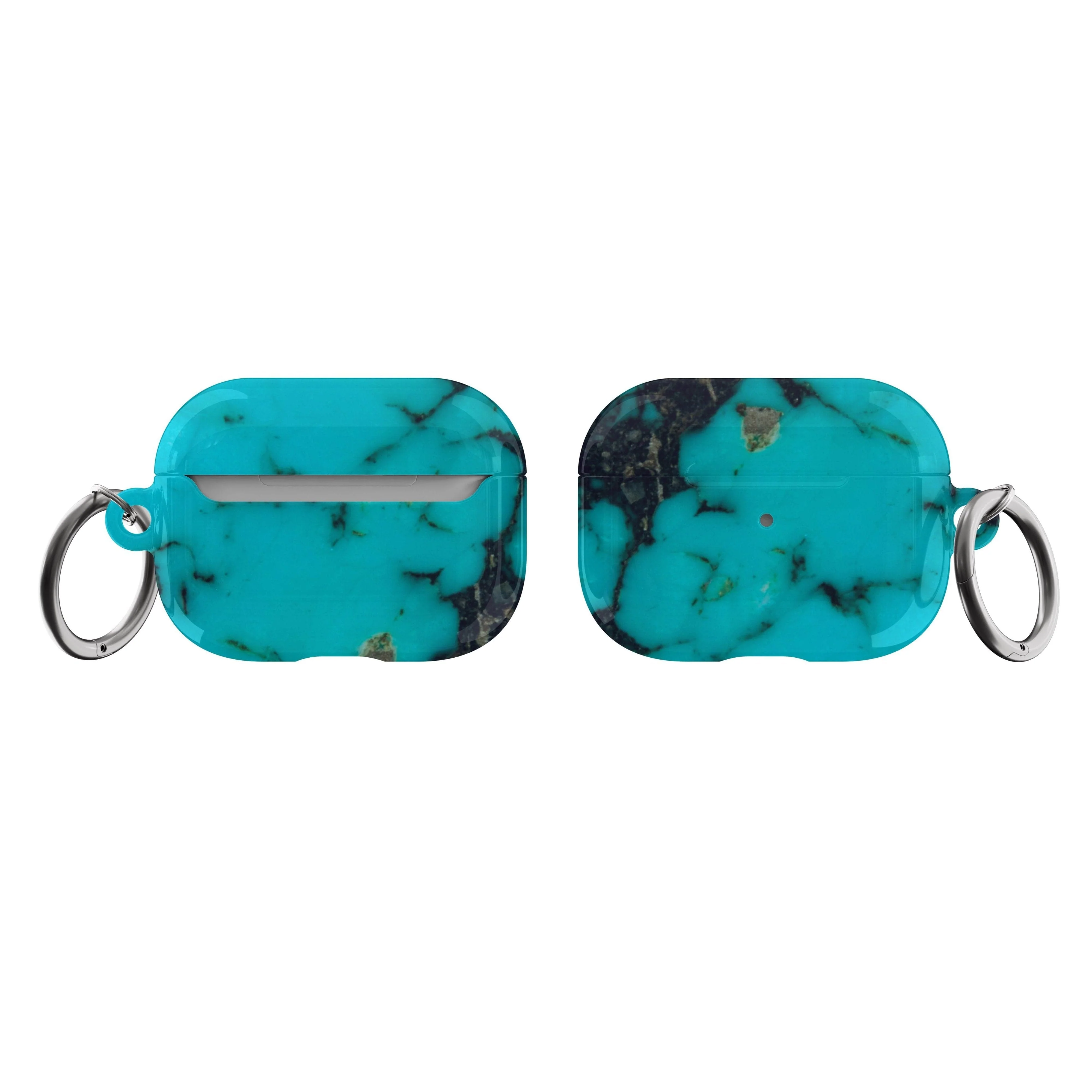 Turquoise Stone Print Airpods Case - Image 6