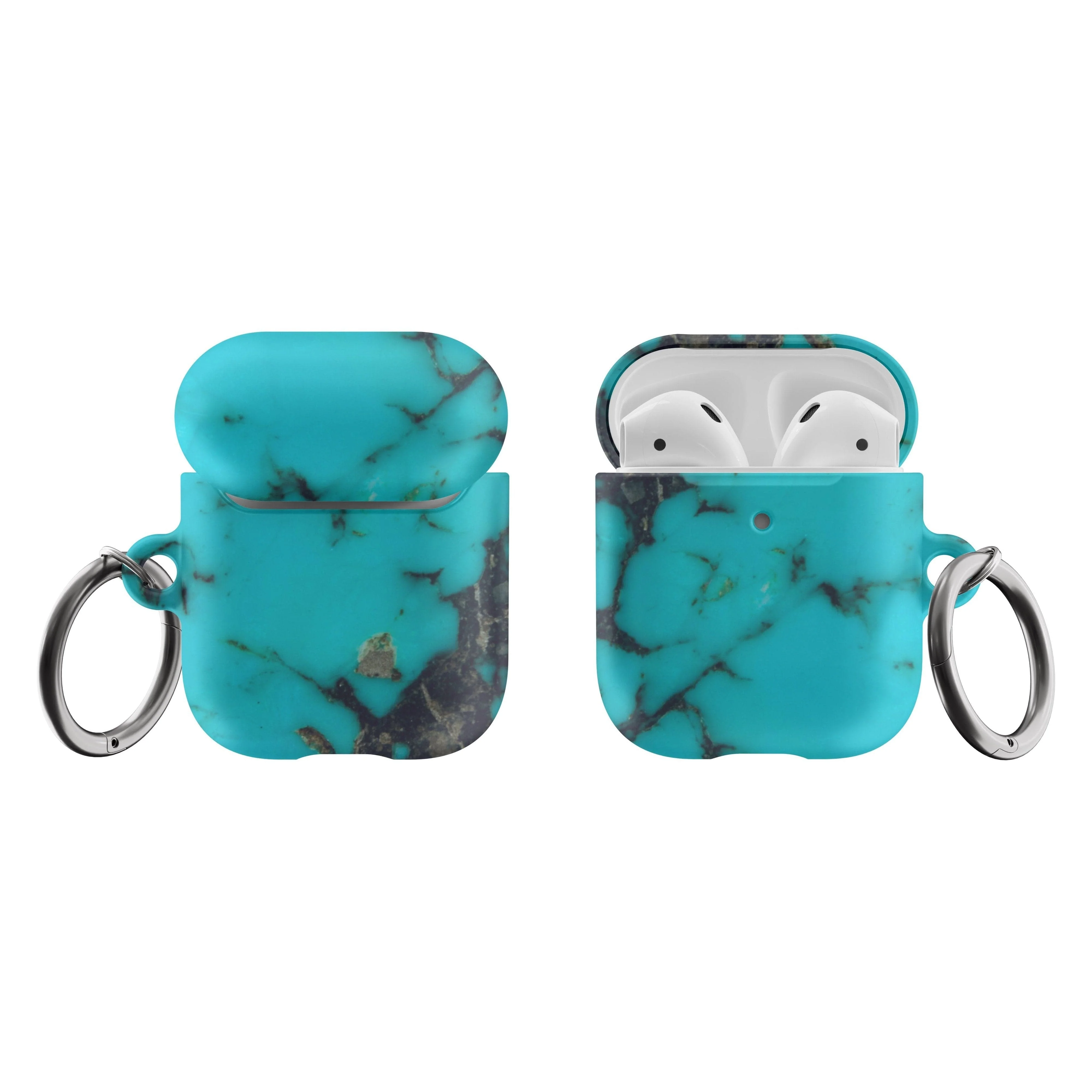 Turquoise Stone Print Airpods Case - Image 7